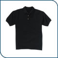 Black Polaris Polo Shirt
