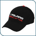 2007 Black Polaris Racing Cap