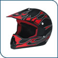 Matte Black/Red Momentum Helmet