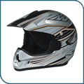 2006 Silver Base Pursuit Logic Helmet