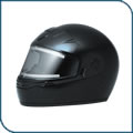 Solid Black Hybrid™ Helmet