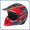 2006 Red Base Pursuit EC6 Helmet