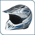 2006 Silver Base Pursuit EC6 Helmet