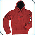 Women’s Red Snowflake Hooded Sweatshirt
