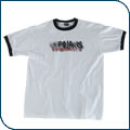 White Polaris Performance Ringer T-Shirt