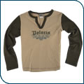 Women’s Olive V-Notch Polaris Long Sleeve T-S...