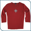 Women’s Red Polaris 54 ¾ Sleeve T-Shirt