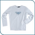 Women’s White Polaris Ellipse Long Sleeve T-S...