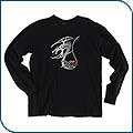 Youth Black Dragon Long-Sleeve T-Shirt