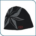 Black/Grey Ellipse Knit Beanie