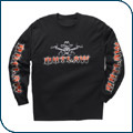 Black Outlaw Long-Sleeve T-Shirt