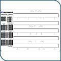 Plastic Studding Template